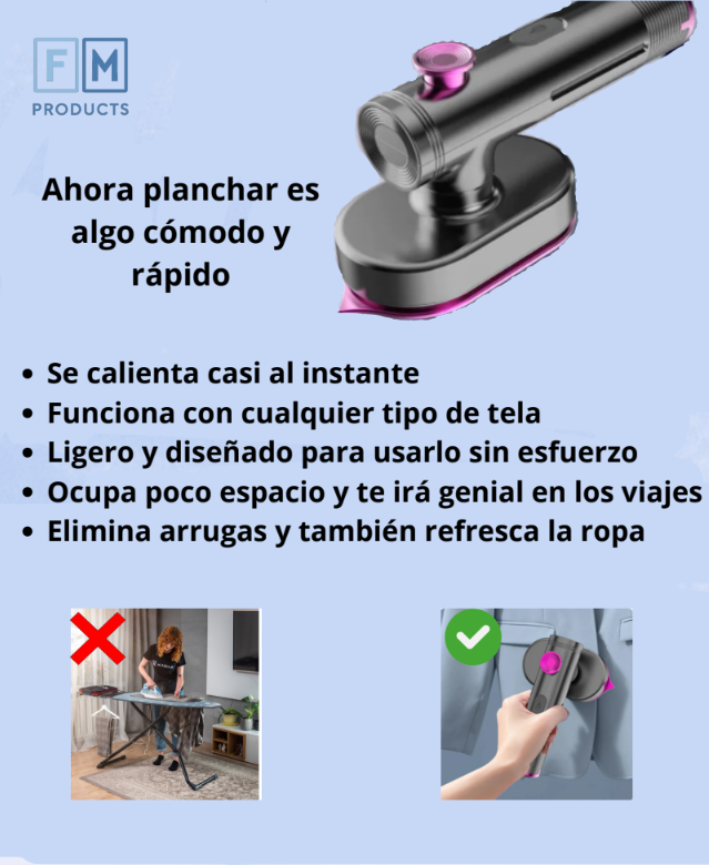 Mini Plancha Portátil